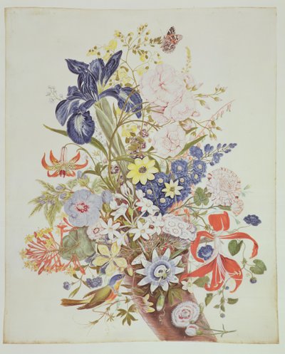 Fiori misti in una cornucopia, c.1768 da Thomas Robins